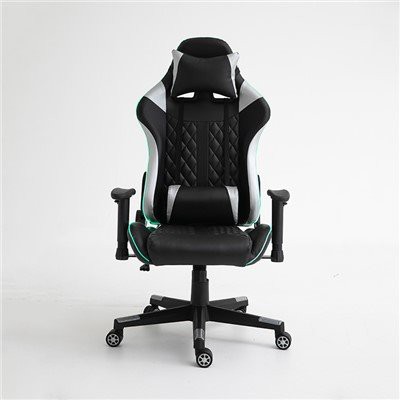 Height Adjustable Gaming Chair With Footrest And Speakers